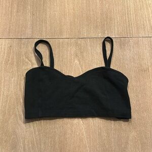Cute black crop top